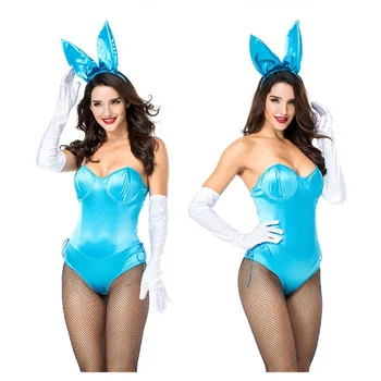 3 шт./компл. Женское сексуальное боди для косплея Bunny, униформа Rabbit Girl, Соблазнительное нижнее белье для ночного клуба, костюм Bunny Girl