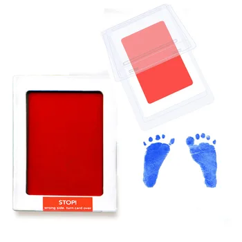 Детская одноразовая платформа для печати рук и ног без использования чернил для роста новорожденного Памятные сувениры Подарки на День рождения