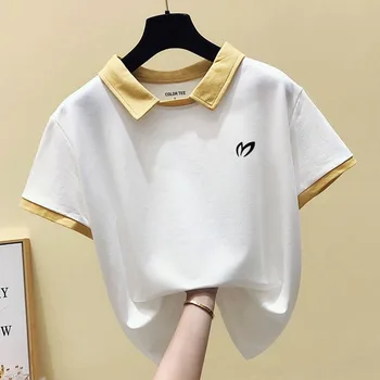 Женская летняя футболка для гольфа с коротким рукавом 2023, женская футболка для гольфа и тенниса