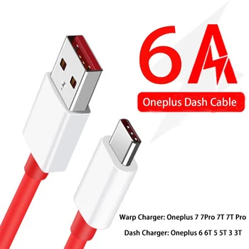 Оригинальный для Oneplus 7 8 9 10 Pro кабель USB TYPE C 1/1,5/2/3 М 6A Быстрая линия Передачи данных Зарядного устройства Warp Dash для 1 + ACE 2V Ace pro Nord 2